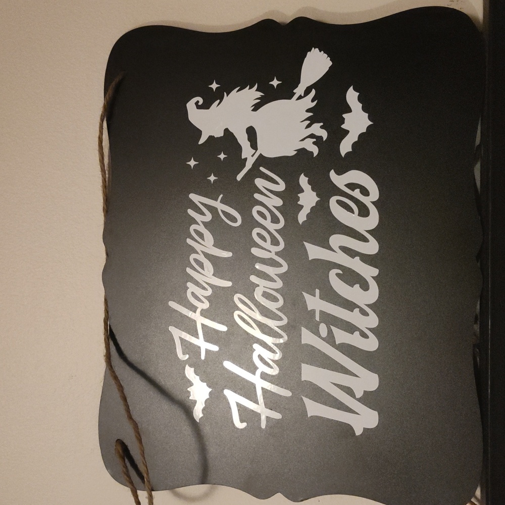 Halloween Witch Sign
